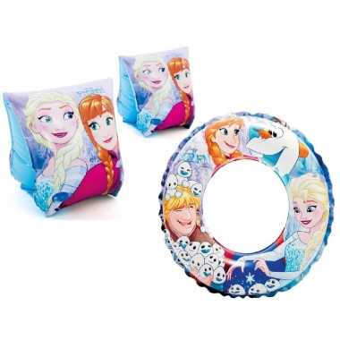 Disney frozen zwembad set zwemvleugels 3-6 jaar en zwemband